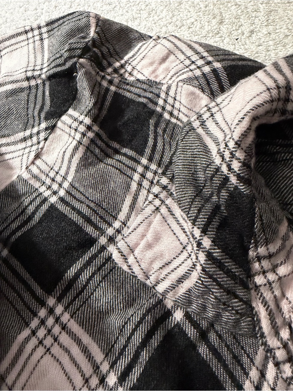 Torrid Buffalo Plaid Button Down Flannel Layer Casual Grunge Soft Goth Cozy Fall - Picture 4 of 8